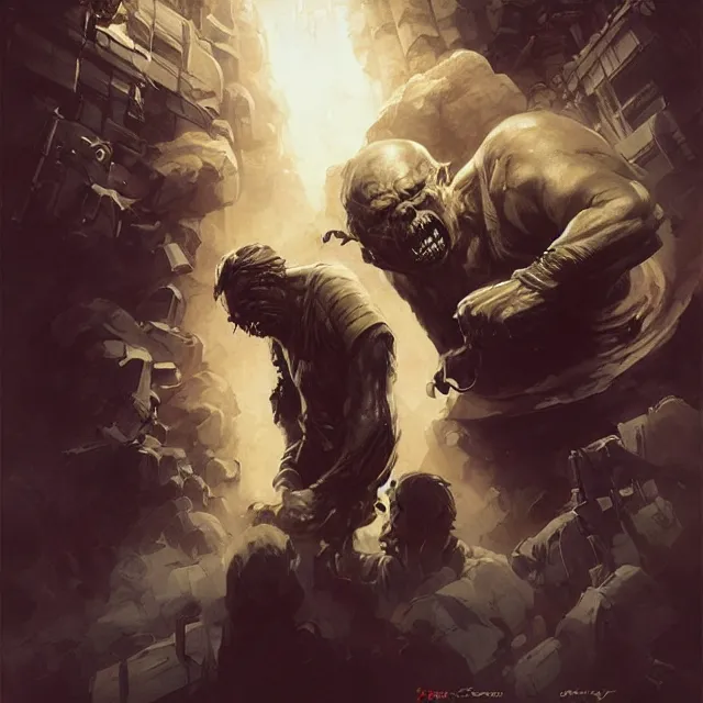 Image similar to the thing john carpenter by stanley artgerm lau, wlop, rossdraws, frank frazetta, andrei riabovitchev, marc simonetti