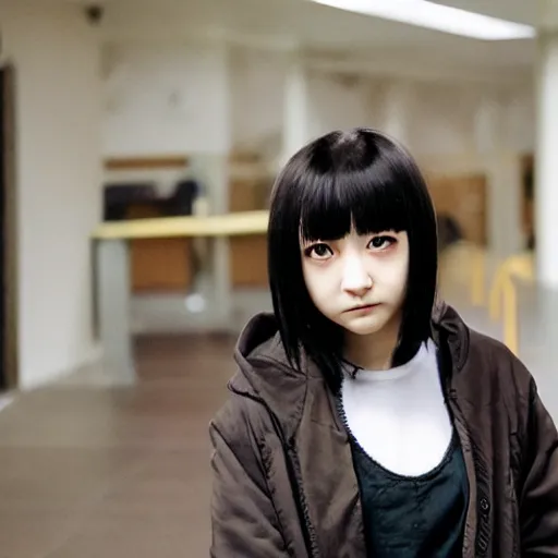 Image similar to lain iwakura in real life