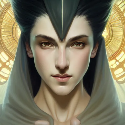 Image similar to symmetry!! intense portrait of broli, intricate, elegant, highly detailed, my rendition, digital painting, artstation, concept art, smooth, sharp focus, illustration, art by artgerm and greg rutkowski and alphonse mucha