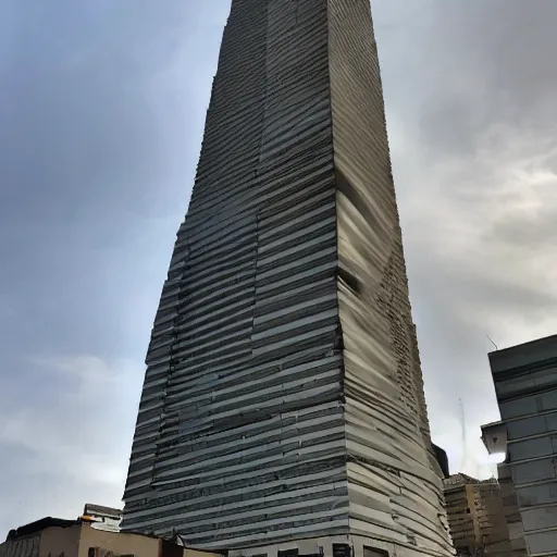 Image similar to a super tall building