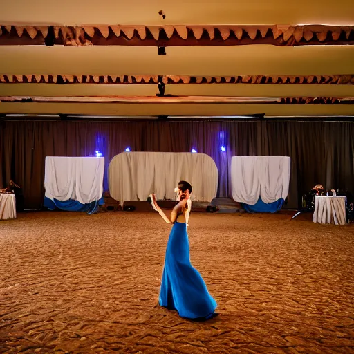 Image similar to dancing monkey in the desert ballroom