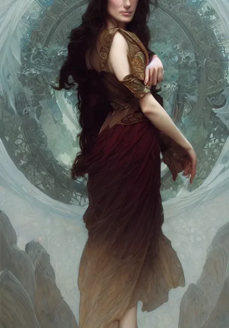 Image similar to leanna stark keira knightley, intricate, elegant, highly detailed, digital painting, artstation, concept art, smooth, sharp focus, illustration, art by artgerm and greg rutkowski and alphonse mucha and william - adolphe bouguereau