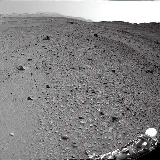 Image similar to mysterious creature mars rover camera footage