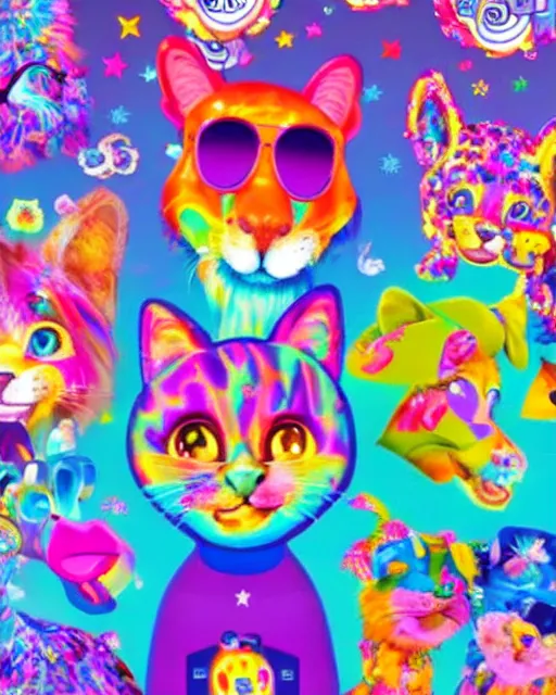 Image similar to a social media website designed by lisa frank