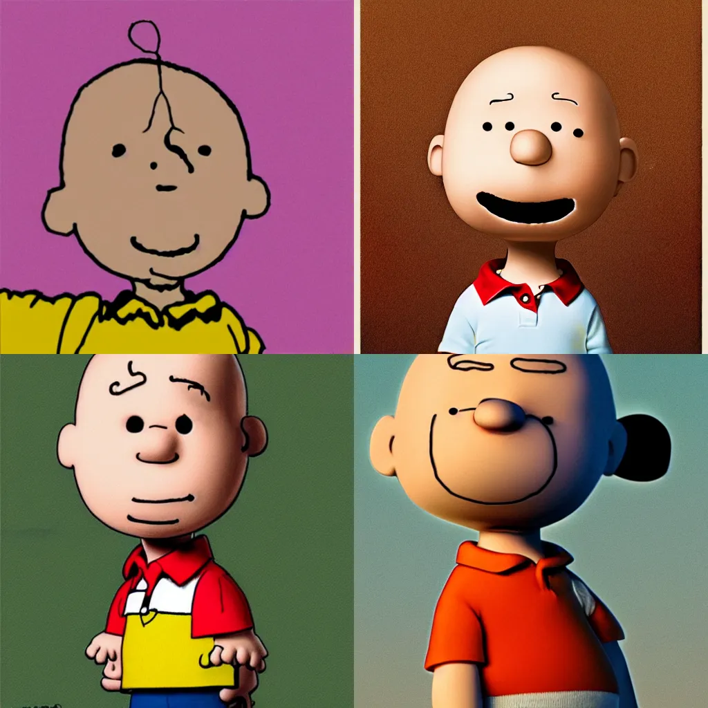 Prompt: ultra realistic portrait of Charlie Brown