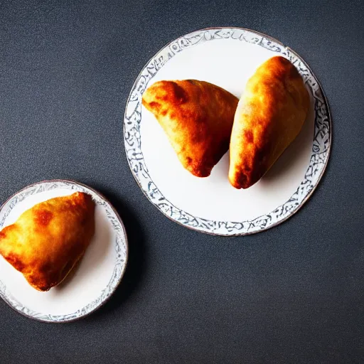 Image similar to a cake made of panzerotti, food photography