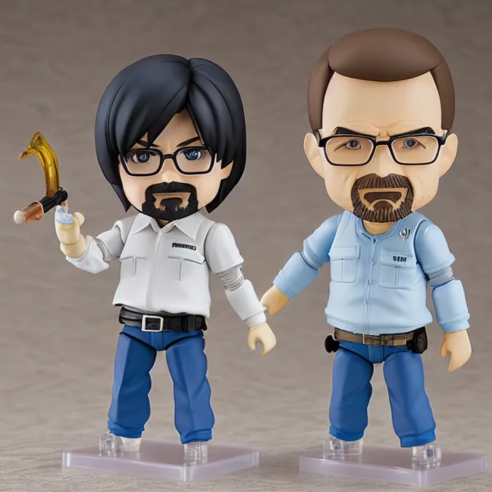 Image similar to Walter White, An anime Nendoroid of Walter White, figurine, detailed product photo