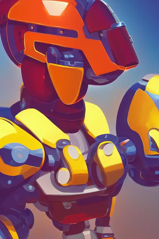 Image similar to metabots medabots medarotto medarot robot minimalist comics helmet mask neon cybereye, behance hd by jesper ejsing, by rhads, makoto shinkai and lois van baarle, ilya kuvshinov, rossdraws global illumination ray tracing hdr radiating a glowing aura