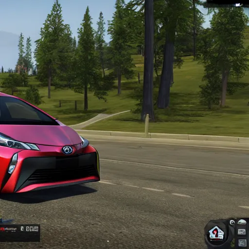 Image similar to toyota prius, in h 1 z 1, screenshot