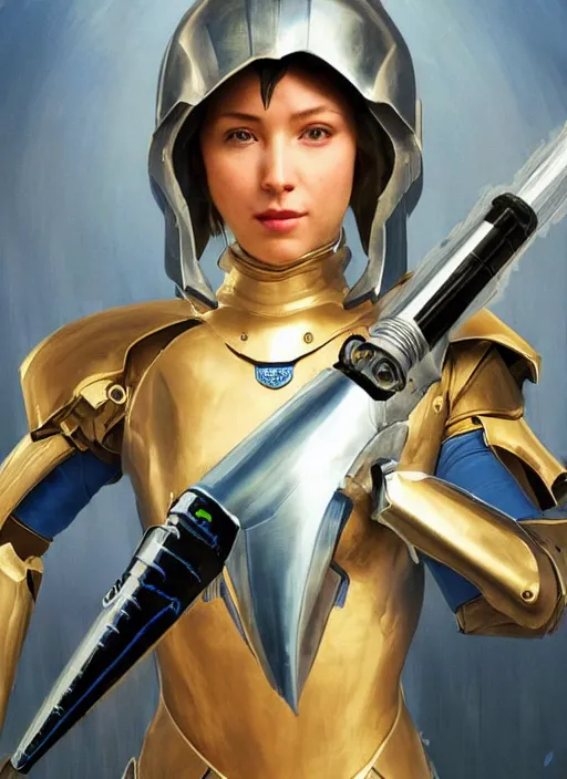 Image similar to blue thresher shark wearing plate armor, no helmet, shark holding a lightsaber, fantasy, wonderful masterpiece highly detailed, scifi, beautiful cinematic light deep focus, elegant, digital painting, smooth, sharp focus, golden ratio, dramatic illumination, ultra realistic, 8 k, art by ilya kuvshinov, artgerm, alphonse mucha, and greg rutkowski