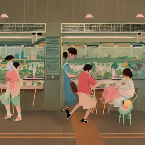 Image similar to a hawker centre by hsiao ron cheng