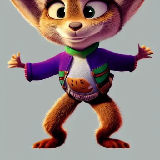 Image similar to very cute kid\'s film character rabbit, disney pixar Zootopia character concept artwork, 3d concept, detailed fur, animal wearing a sweater, high detail iconic character for upcoming film, trending on artstation
