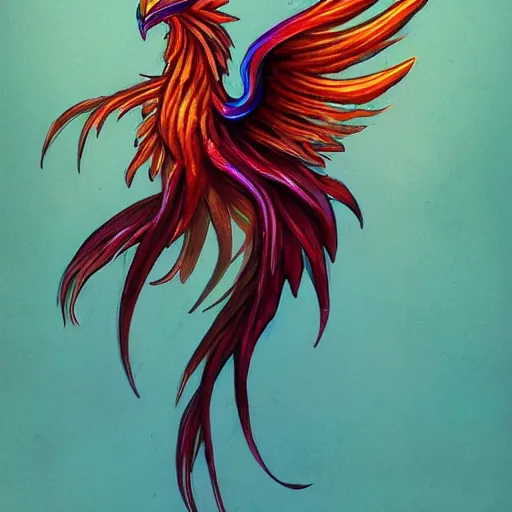 Prompt: Humanoid Phoenix