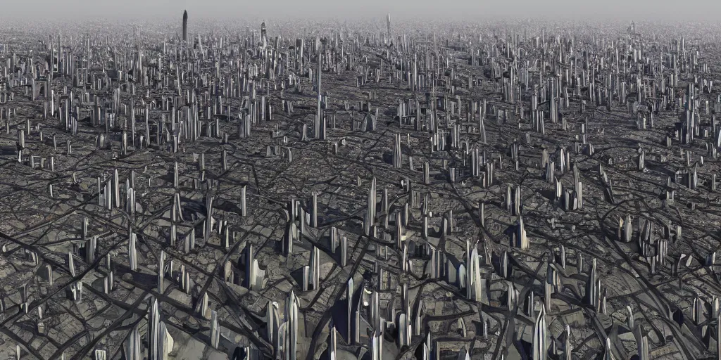 Image similar to a beautiful painting of baghdad city, crowded people, city landscape, zaha hadid, louis kahn, fantasy, futuristic, by yves tanguy, trending on artstation, unreal engine