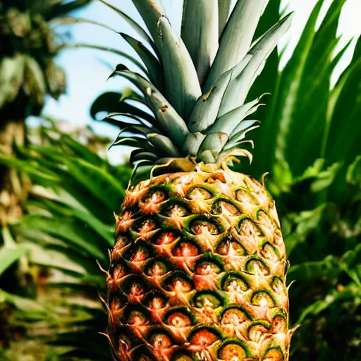 Image similar to pineapple as strawberry