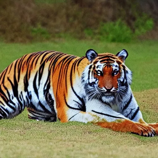 Image similar to hybrid of tiger and rat