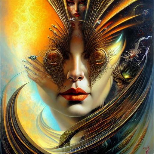 Image similar to Divine Chaos Engine by Karol Bak