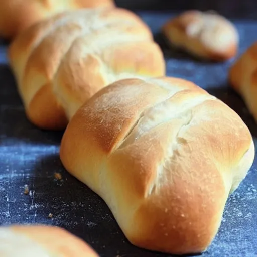 Image similar to photo of yeast rolls that look like cats with cute cat faces