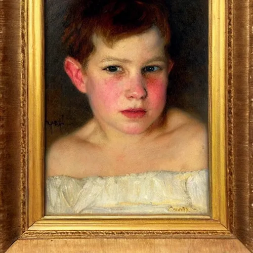 Prompt: Gaston Bussiere portrait of Ashley Barrett (The Boys)