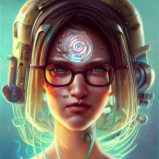 Image similar to lofi biopunk Asmongold portrait Pixar style by Tristan Eaton Stanley Artgerm and Tom Bagshaw.