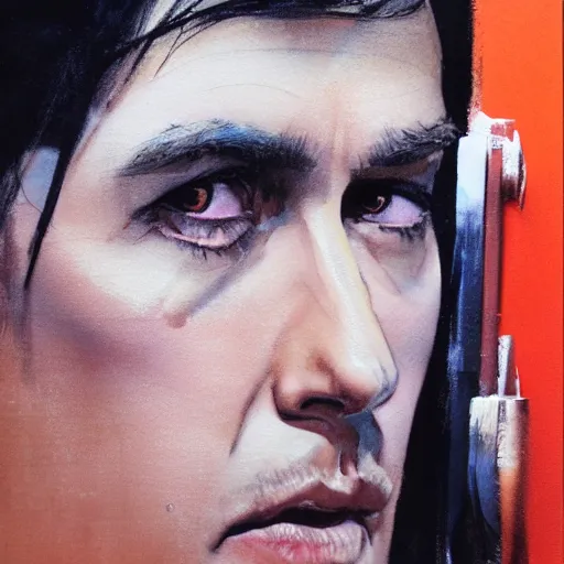 Prompt: photorealistic picture, by bob peak and alex ross, jakarta undercover, gouache and wash paints, fine details, fine intricate, fine facial proportionate, fine body proportionate, fine fix broken line, fine fix duplicate line, fine background proportionate, smooth focus, sharp details, bokeh, 4 k, fine 5 k details