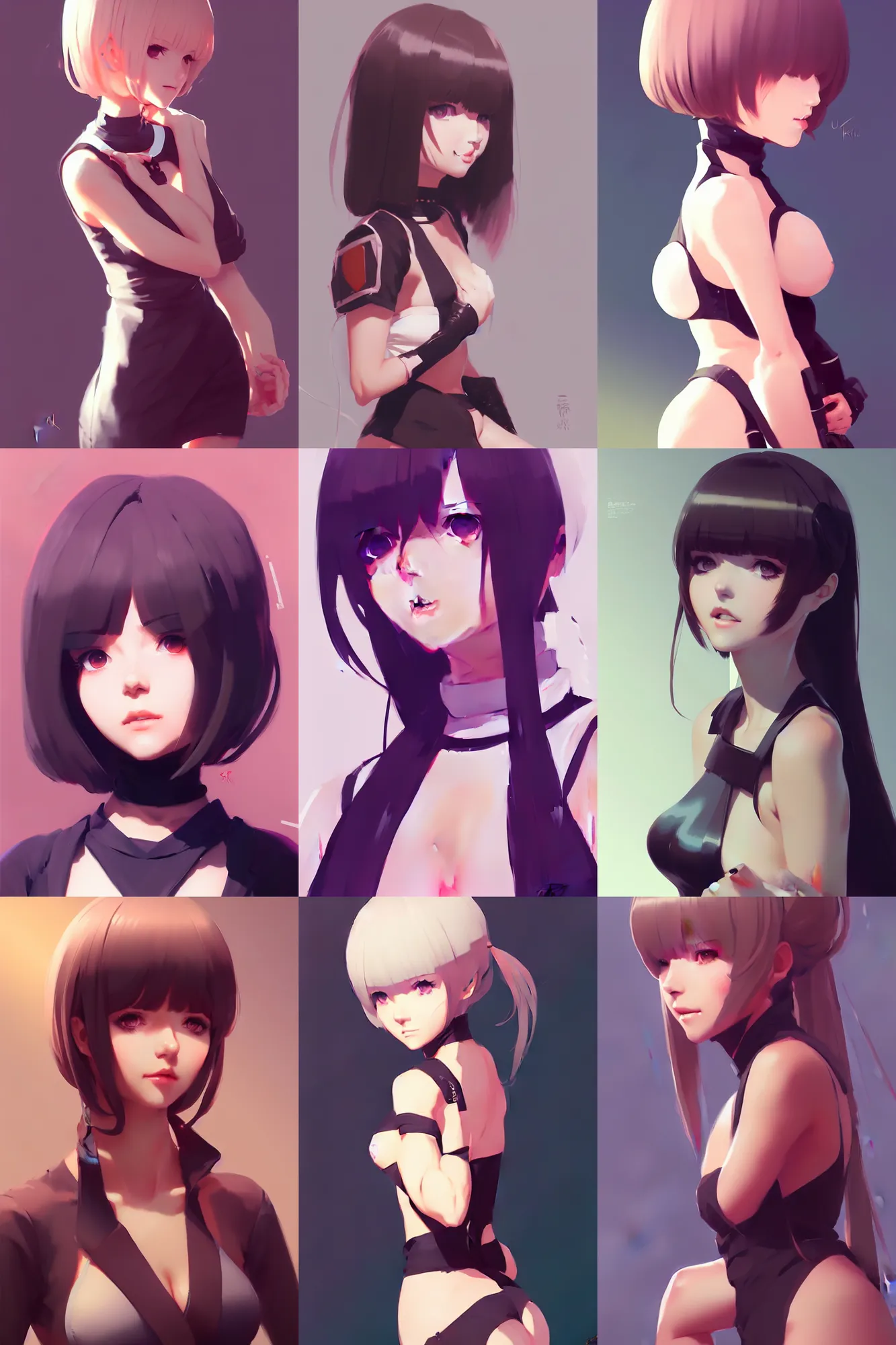 Prompt: cute woman by ilya kuvshinov, krenz cushart, Greg Rutkowski, trending on artstation, nier automata