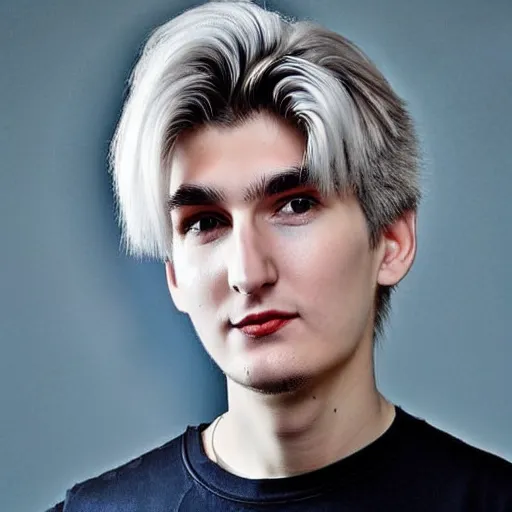 Image similar to really handsome gigachad xqc gigachad gambling : : realistic : : 1 dslr : : 1 - - quality 2