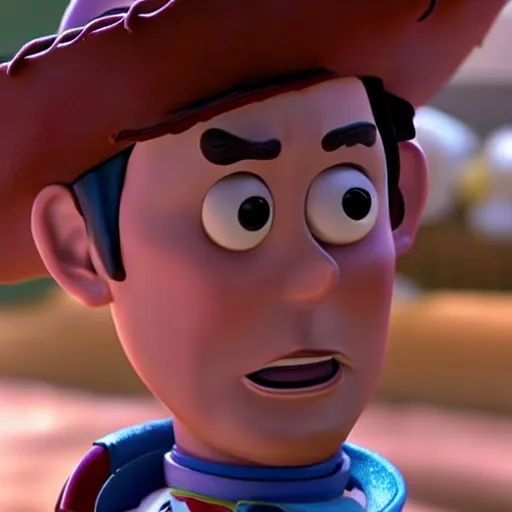 Image similar to keanu reeves in toy story 4 k quality super realistic