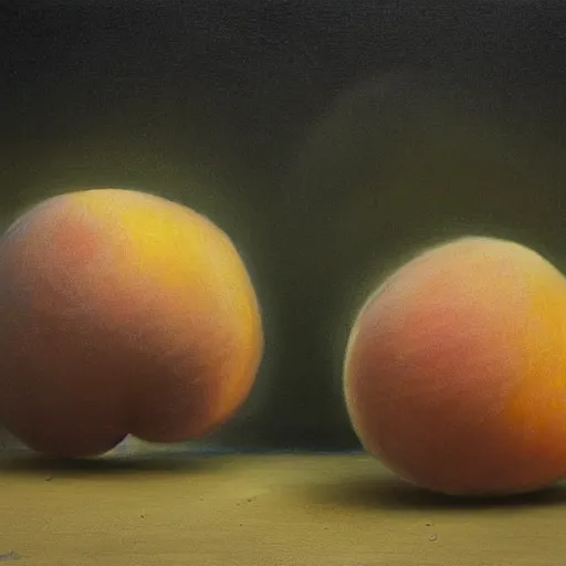 Image similar to A beautiful painting. Wind snapped at me, warm and fragrant. The atmosphere was thick with pollen and micro-organisms, goading my body’s ancient defences. peach, chestnut by C. R. W. Nevinson, by Paul Barson stunning