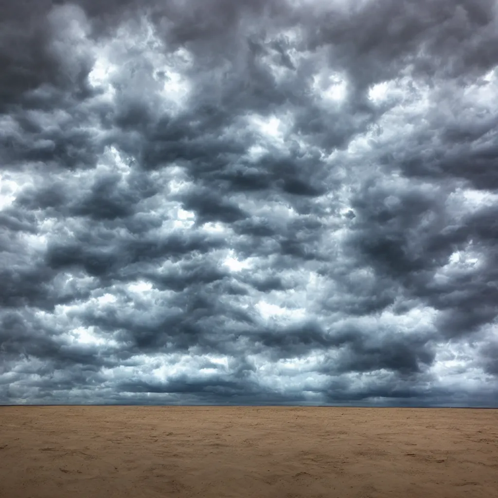 Prompt: large bright room full of epic clouds