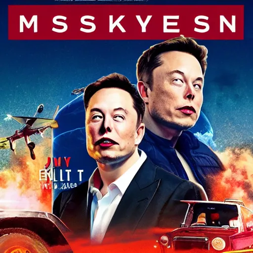 Image similar to Elon musk movie poster