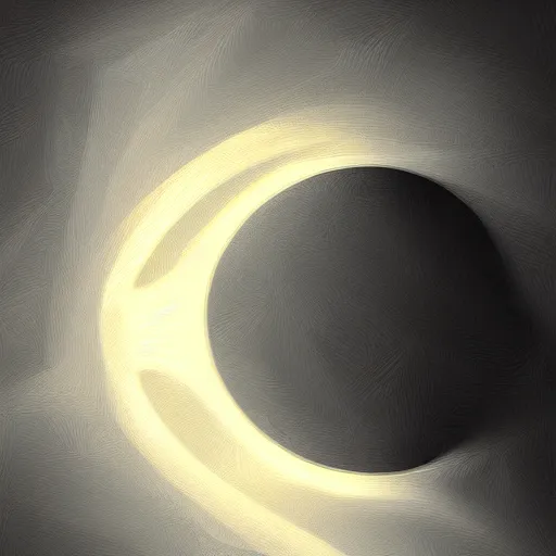 Prompt: Light consumes the darkness, digital art