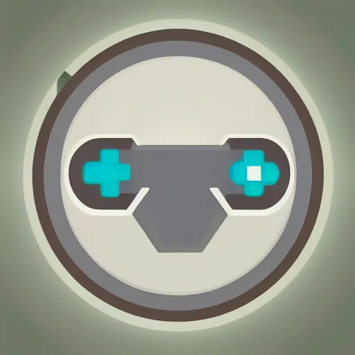 Prompt: videogame icon indicator for a jetpack, futuristic, flat icon