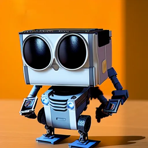 Image similar to Wall-E Funko Pop with package