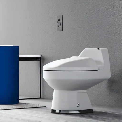 Image similar to gaming chair as a toilet realistic 4 k studio photo