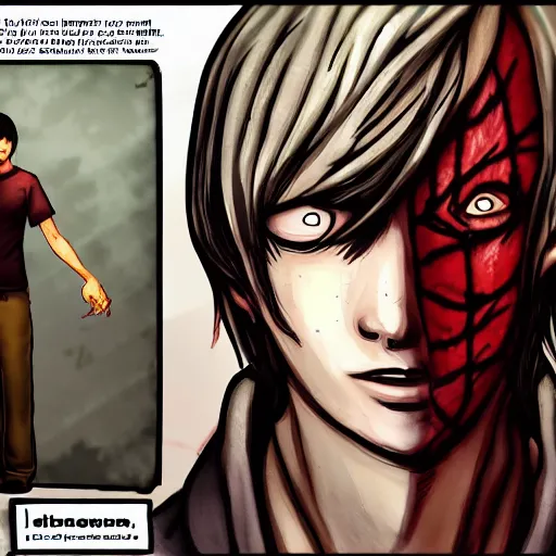 Image similar to Light Yagami in Dead By Daylight game