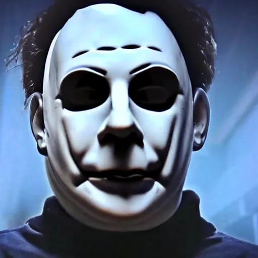 Image similar to Michael Myers 3-D animation 4K quality super realistic