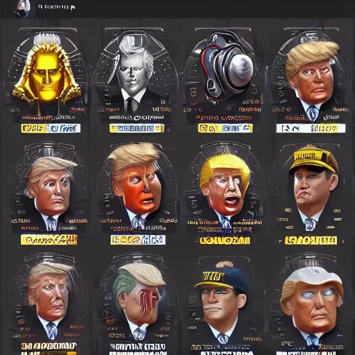 Image similar to god emperor donald trump, trending on artstation, highly detailed, award - winning, hyper creative, glowing