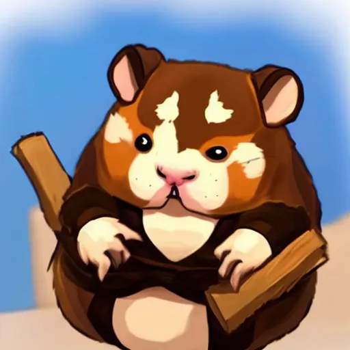 Image similar to pudge hamster. dota 2