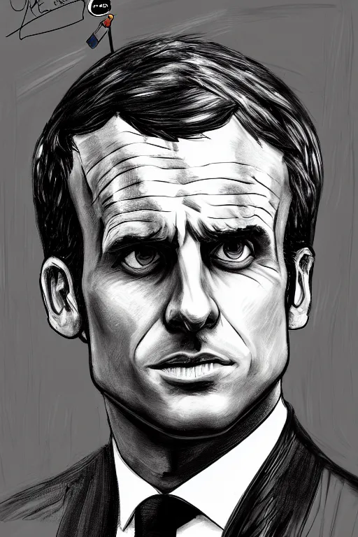 Prompt: emmanuel macron knight, highly detailed, digital art, sharp focus, trending on art station