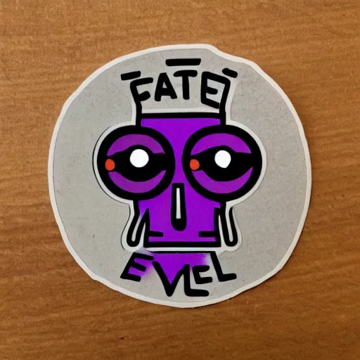 Prompt: night vale eyes sticker