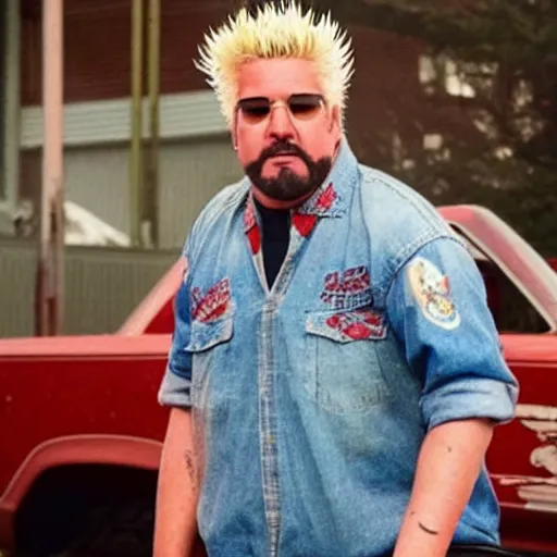 Prompt: Guy Fieri in Stranger Things