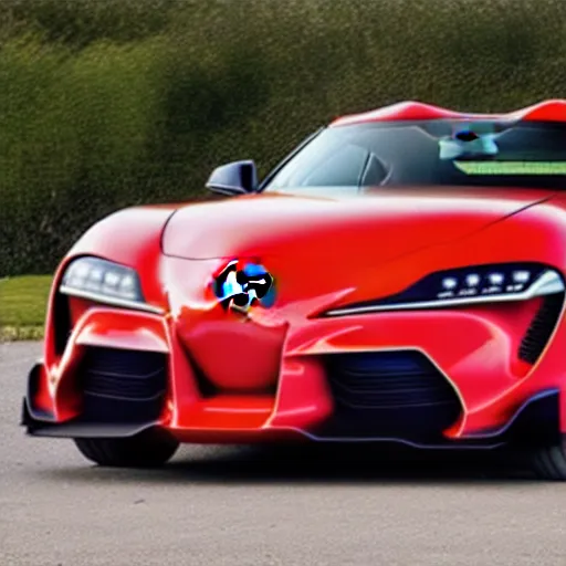 Prompt: toyota supra ma61 ,crossover quadra v tech