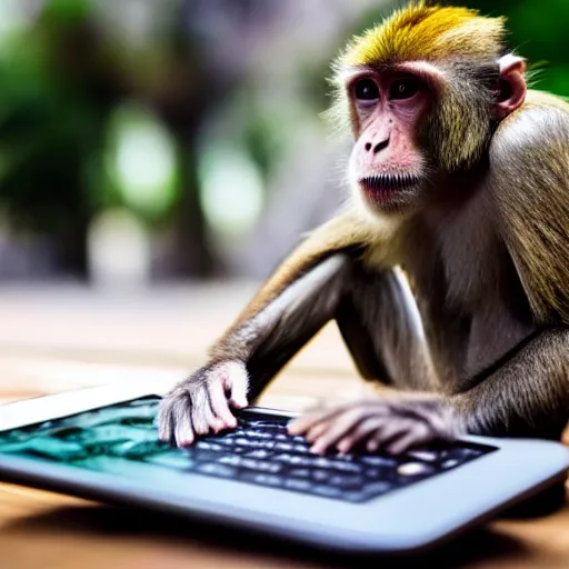 Image similar to photograph of a monkey using tinder, reallisctic, hd, 4 k