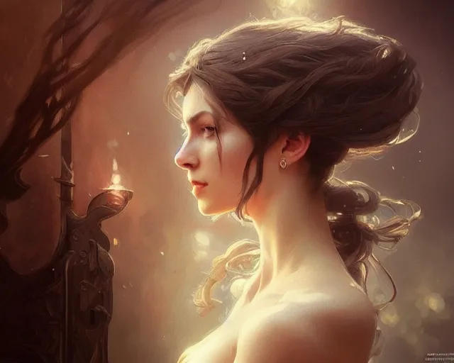 Image similar to photography of alex howitt, deep focus, d & d, fantasy, intricate, elegant, highly detailed, digital painting, artstation, concept art, matte, sharp focus, illustration, hearthstone, art by artgerm and greg rutkowski and alphonse mucha