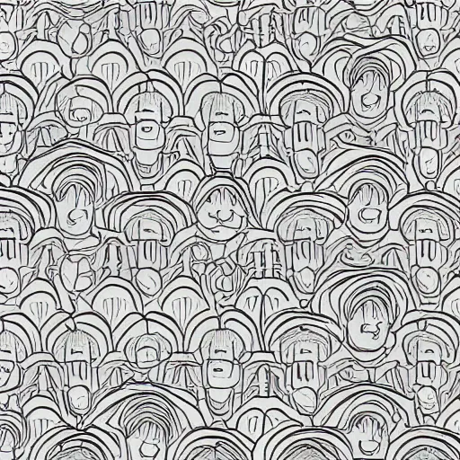 Image similar to outline of faces, wallpaper