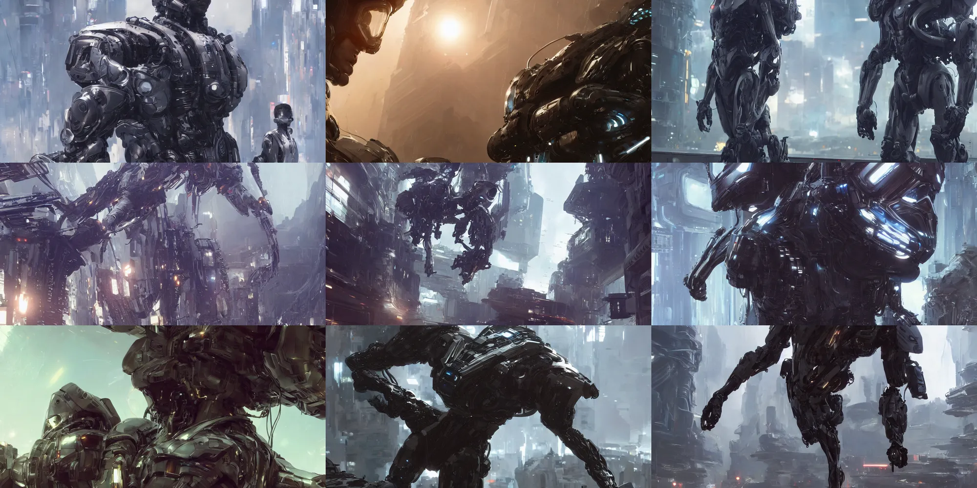 Image similar to sci - fi suit from low angle view, panels, avatar, cinematic keyframe. by fausto de martini, wadim kashin. ultra realistic, cinematic light, ue 5, featured on artstation, sharp focus, ray tracing, artstationhq, cgsociety, cinematic 8 k