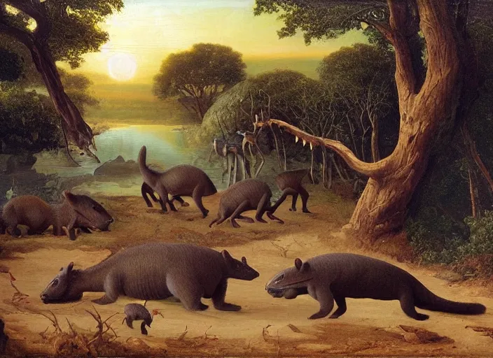 the first mammals start to appear after the long | Stable Diffusion