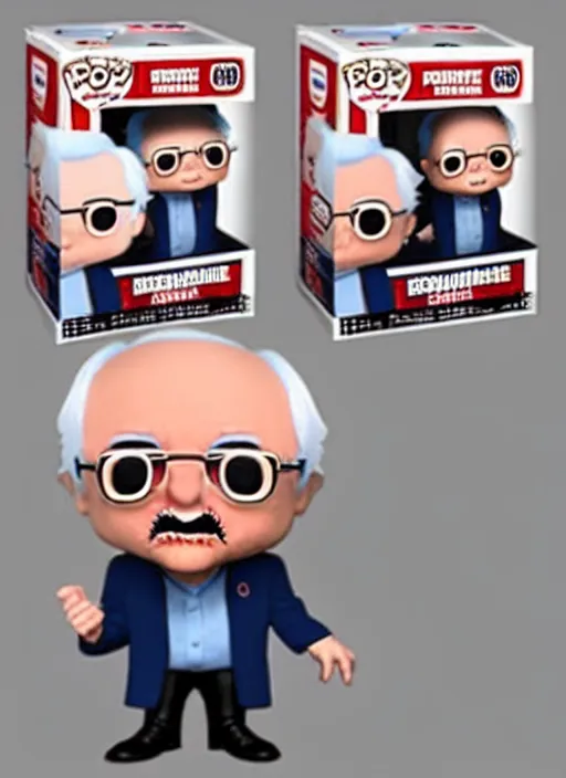 Prompt: bernie sanders funko pop