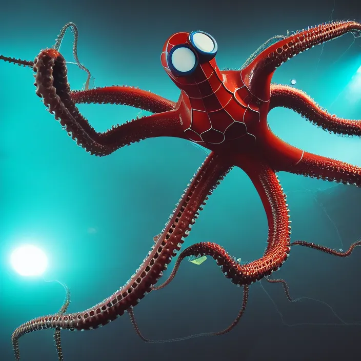 Prompt: photograph of dr octopus. 8k